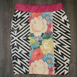 Nicki Minaj Multicolor Skirt Medium